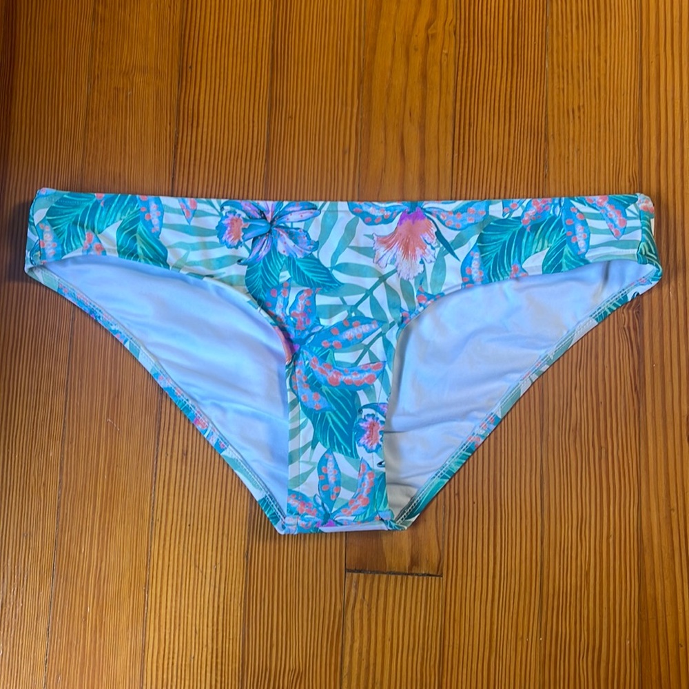 Rip curl tropical print bikini bottom